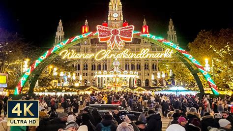 Vienna Christmas Market 2022 🇦🇹 4K Rathausplatz Walking Tour 2022 - YouTube