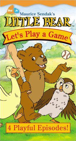 Amazon.com: Little Bear - Let's Play A Game [VHS]: Kristin Fairlie, Dan Hennessey, Elizabeth ...