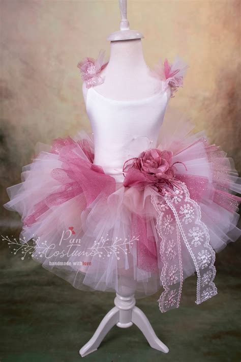 Pink Rose Tutu Dress | Etsy