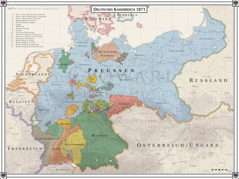 German Empire 1871 [Deutsches Reich Jahr 1871] (Empire Du Allemand ...