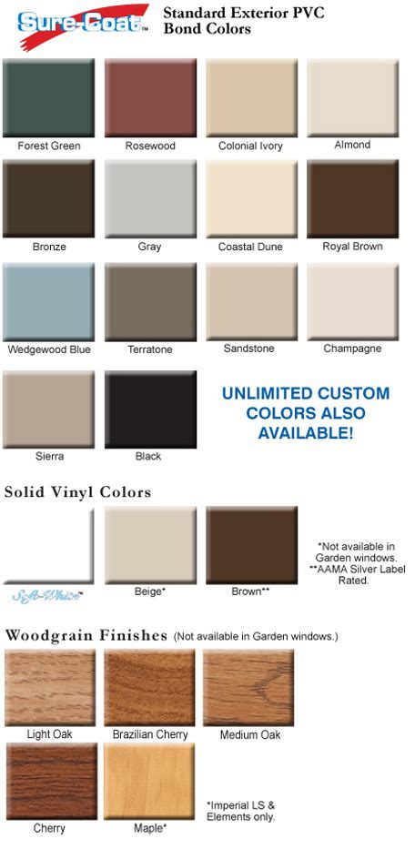 Jeld Wen Color Chart