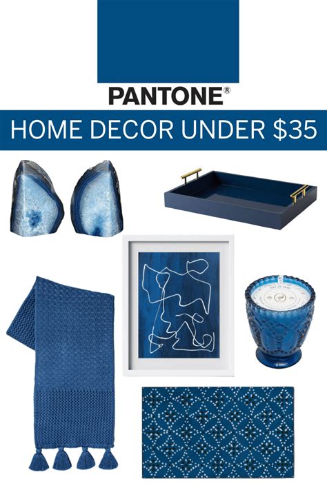 Pantone-Inspired Classic Blue Home Decor Under $35