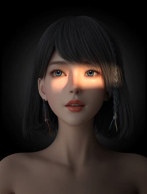 ArtStation - 3D female character models