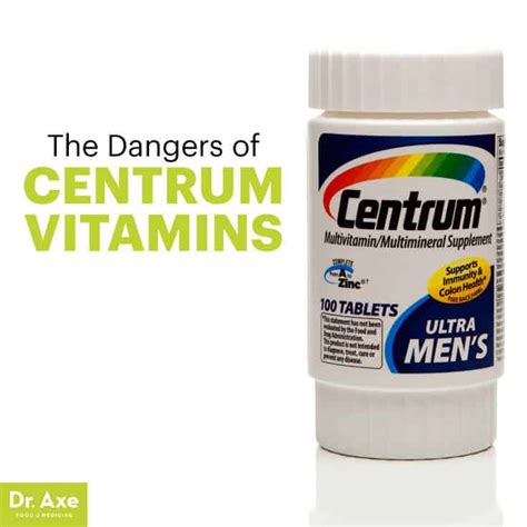 Centrum Vitamins Contain GMO, Food Dyes & Toxic Chemicals - Dr. Axe