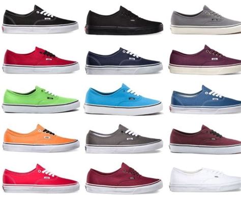 different colors of vans | Scarpe