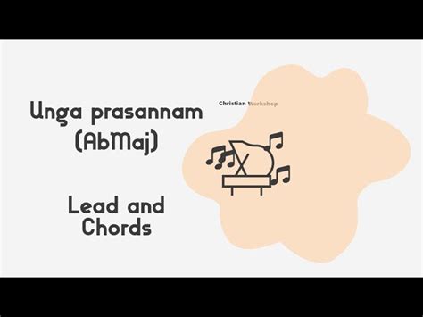 உங்க பிரசன்னம்(Unga prasannam) Leads and Chords (AbM) Acordes - Chordify