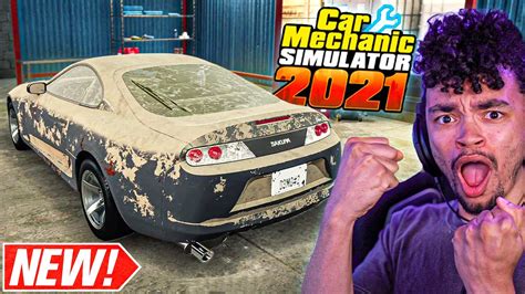 Restoring a TOYOTA SUPRA in the NEW Car Mechanic Simulator 2021! - YouTube