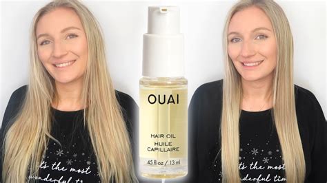 OUAI HAIR OIL REVIEW | HAIR OIL CONTROLLING FRIZZ, TAMES HAIR & GIVES MIRROR SHINE | BEFORE ...