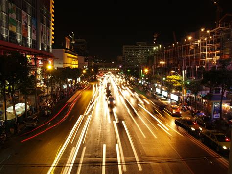 Bangkok Night Traffic Free Photo Download | FreeImages