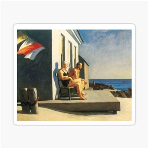 "Sea Watchers, Edward Hopper oil painting, Art Canvas Art Work" Sticker for Sale by RzkLuxe2shop ...