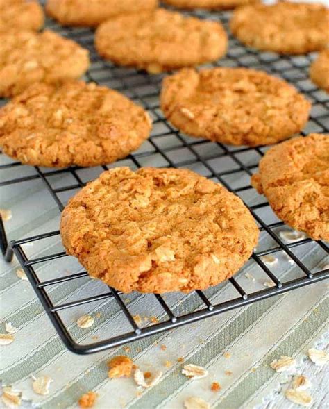 Anzac Biscuits (Golden Oatmeal Cookies) | RecipeTin Eats