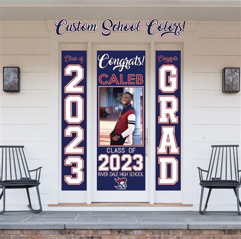 Graduation Banner 2023 With Pictures Class of 2023 High School or ...