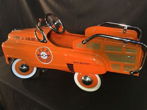 VINTAGE A&W KIDS METAL PEDAL PICKUP TRUCK STYLE PEDAL CAR, WITH VINTAGE ...