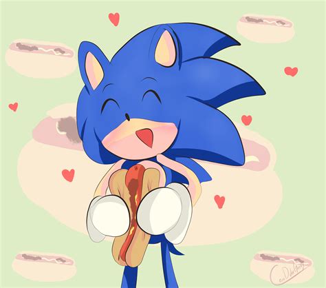 Sonic Loves Chilidog by Mizuki247 on DeviantArt