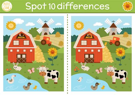 Printable Spot The Difference Picture Sheep - vrogue.co