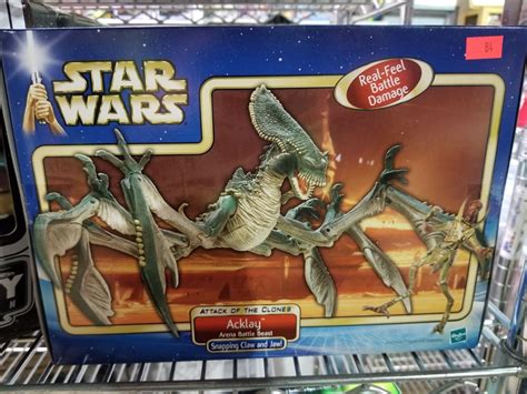 STAR WARS ATTACK OF THE CLONES ACKLAY ARENA BATTLE BEAST FIGURE