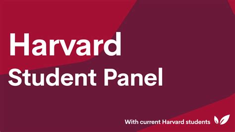 Harvard University Student Panel | CollegeVine