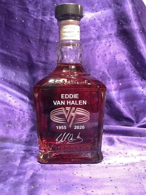 Jack Daniel’s - Eddie Van Halen - custom made bottle. | Mixed drinks alcohol, Wine and liquor ...