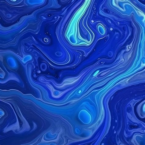 Premium Photo | Soothing Blue Slime Texture Background ai