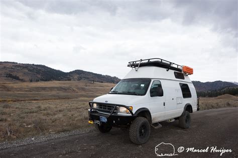 Marcel Huijser Photography | Ford E350 4x4 camper van, Yellowstone National Park, Wyoming, USA