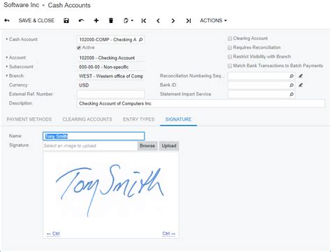 Add Signature to Check within Acumatica - acu-connect