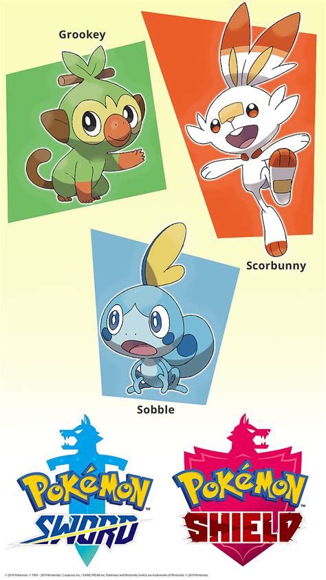 Starters Gen 8, generation 8, pokemon, pokemon sword and shield, HD phone wallpaper | Peakpx