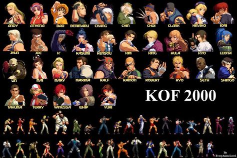 The King of Fighters 2000 Players by EveryAnimeLuvr1 Street Fighter, Snk King Of Fighters, 3 ...