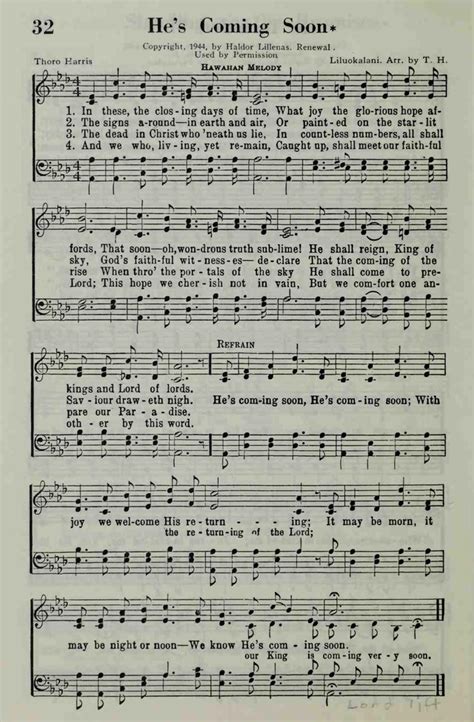 Melodies of Praise 32. In these, the closing days of time | Hymnary.org