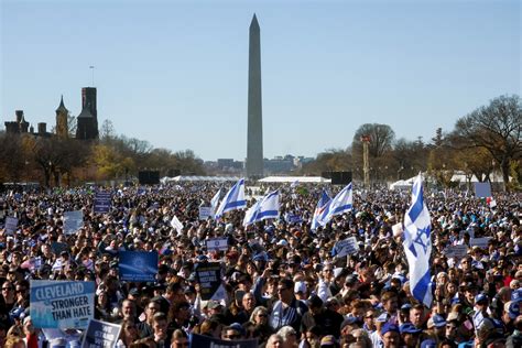 Thousands gather in Washington to demonstrate in support of Israel - ABC News