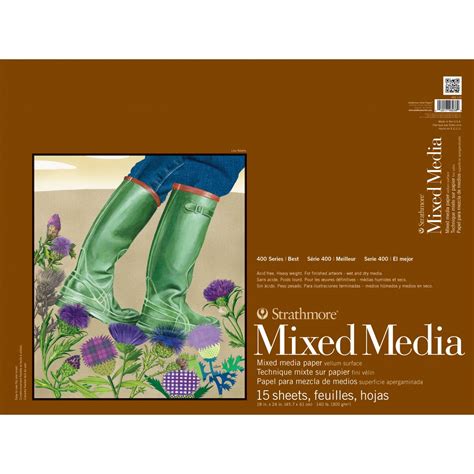 Strathmore Mixed Media Vellum Paper Pad 18"X24"-15 Sheets | Michaels