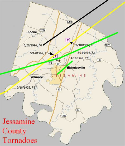 Tornado Climatology of Jessamine County