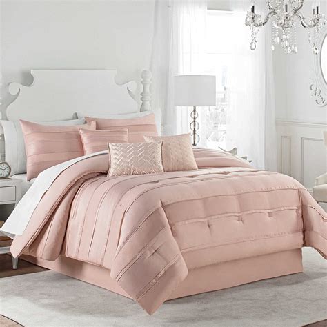 NEW! Matte Satin Pleated Luxury Elegant 7-Piece KING Size Comforter Set ...