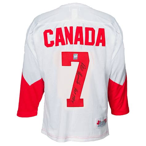 Phil Esposito Signed Team Canada '72 Summit Series Jersey – HSGCSports