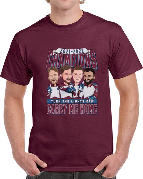 Colorado Avalanche Stanley Cup Champions 2022 Merch Jersey T Shirt