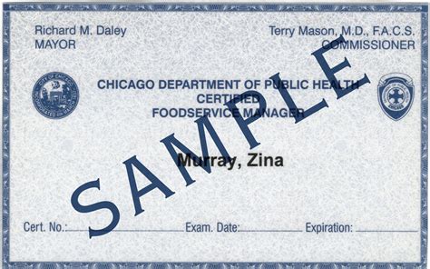 Chicago Sanitation Certificate | TUTORE.ORG - Master of Documents