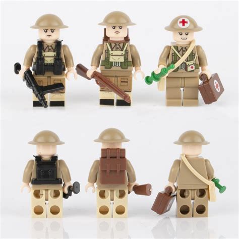 WW1 British soldier Minifigures Lego Compatible movie 1917