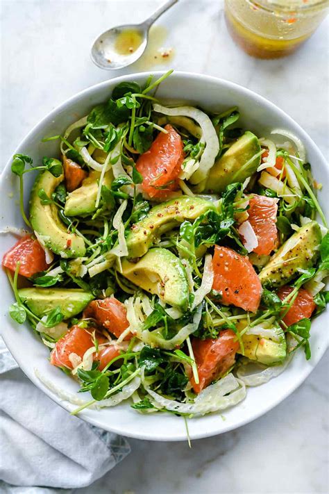 Avocado Grapefruit and Fennel Salad | foodiecrush.com