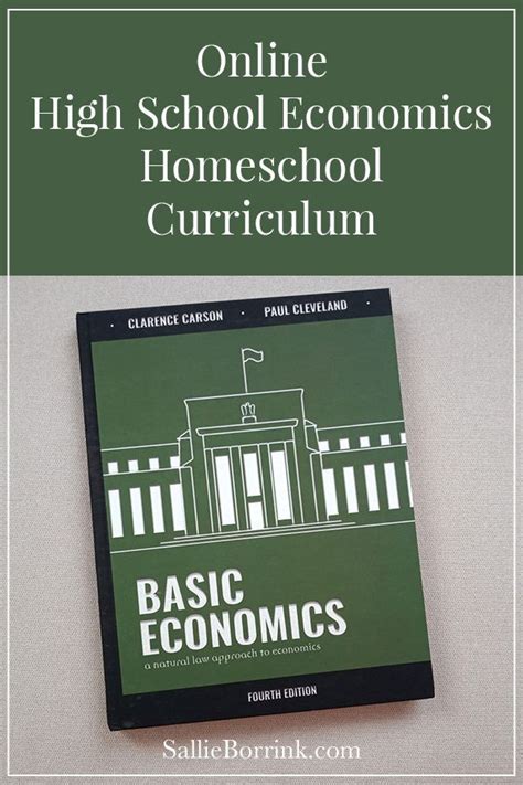 Online High School Economics Homeschool Curriculum From A Christian Perspective With Boundary ...