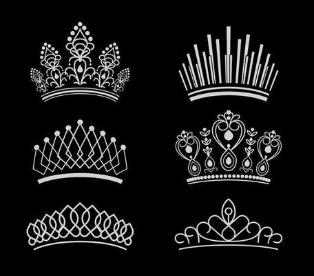 Princess Crown Outline