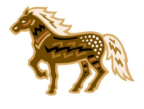 Native American Horse Clip Art