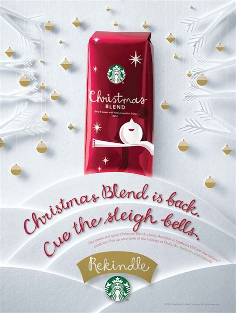 Starbucks Christmas 2012 printed ad campaign. on Behance