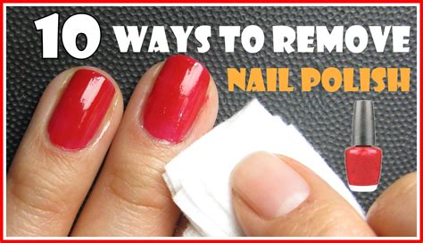10 WAYS TO REMOVE NAIL POLISH WITH AND WITHOUT REMOVERS | MELINEY HOW TO... | Nail polish, Diy ...