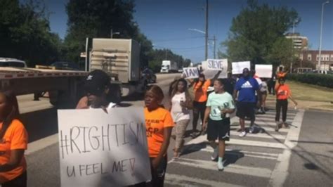 Protestors demanding answers in Stephen Perkins shooting march in ...