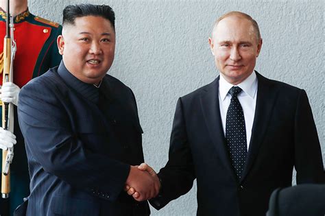 Pictures From Vladimir Putin & Kim Jong-un's First-Ever Summit ...