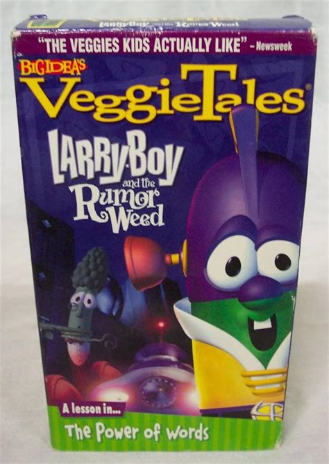 Veggie Tales LARRY-BOY AND THE RUMOR WEED VHS VIDEO | eBay