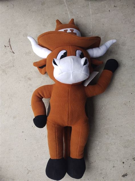 University of Texas Mascot UT Longhorns Beevo Plush Toy 28” Hook ‘em Horns | eBay