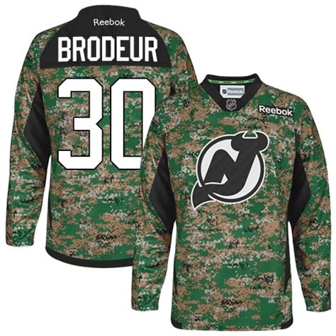 Martin Brodeur Reebok New Jersey Devils Authentic Camo Veterans Day ...