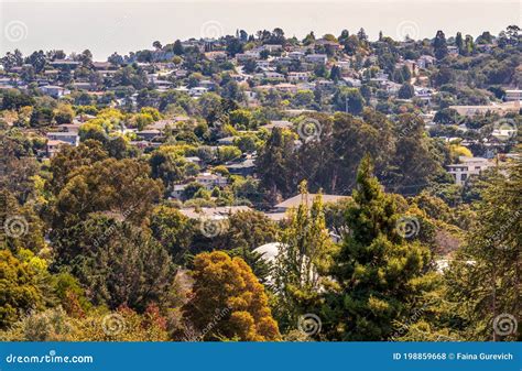 Valley Homes Panoramic View in Belmont, California Stock Photo - Image of grass, home: 198859668