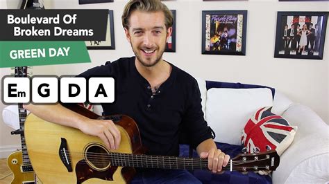 Boulevard Of Broken Dreams Acoustic Guitar Tutorial – Chords & SOLO! Green Day | Guitar ...