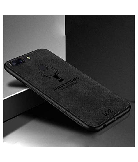 OPPO A12 Plain Cases MobileMantra - Black - Plain Back Covers Online at ...